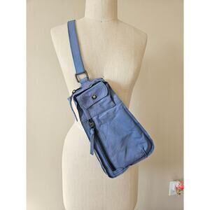 NWT Free People Jagger Leather Sling Bag